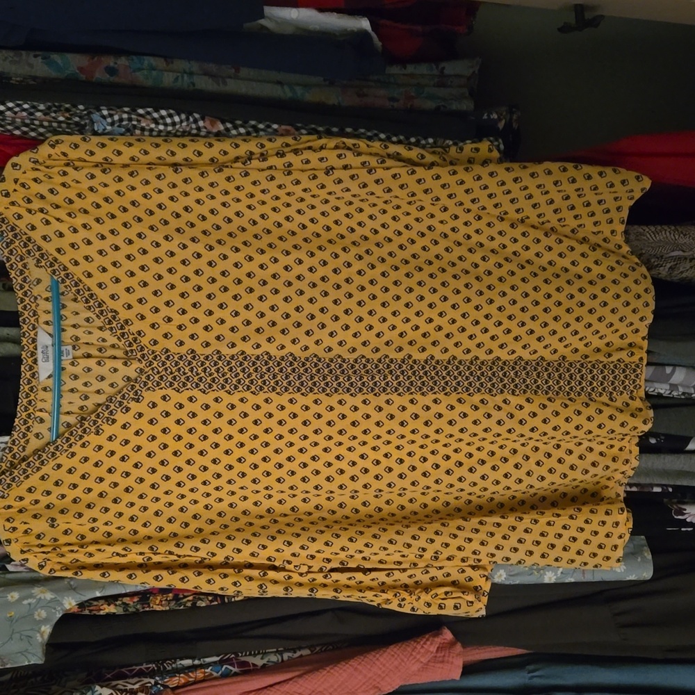 Yellow blouse